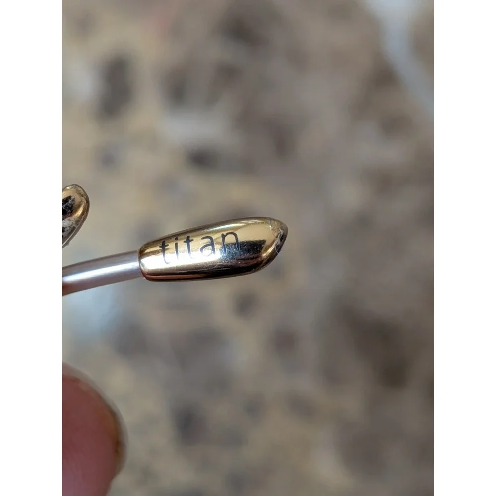Silhouette Titan Gold Rimless Eye Glasses 7610 6051 50-21 150